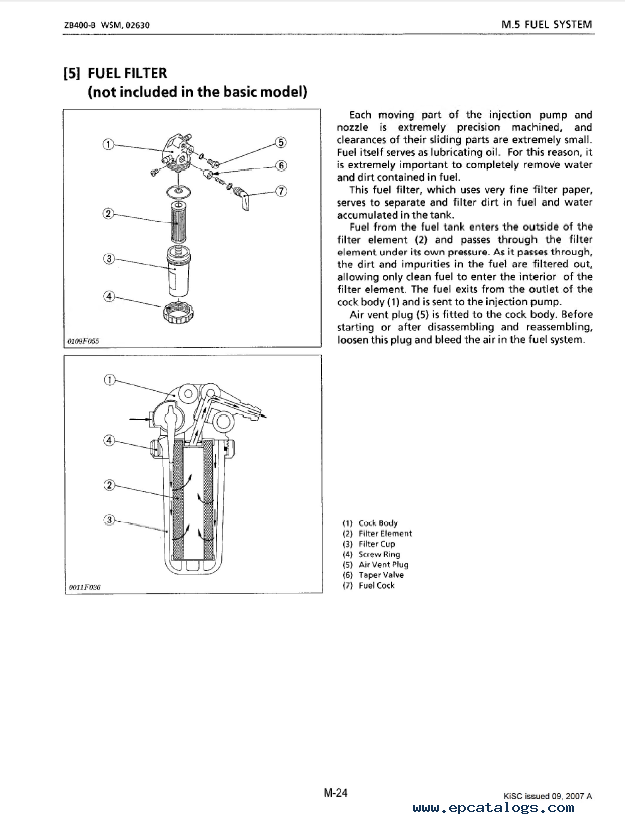 3 Cyl Diesel Injection Pump Kubota Manuals